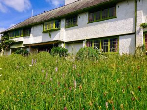 South front with meadow