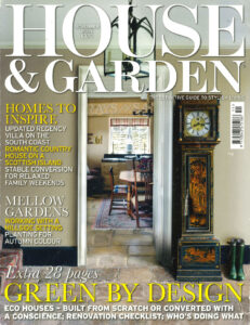 House and Garden, Nov 2009 cover